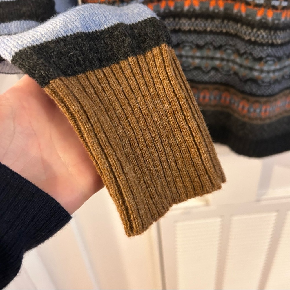 Eribé Scotland Stobo Reversible fairisle sweater - Phoebe Small - Picture 7 of 11